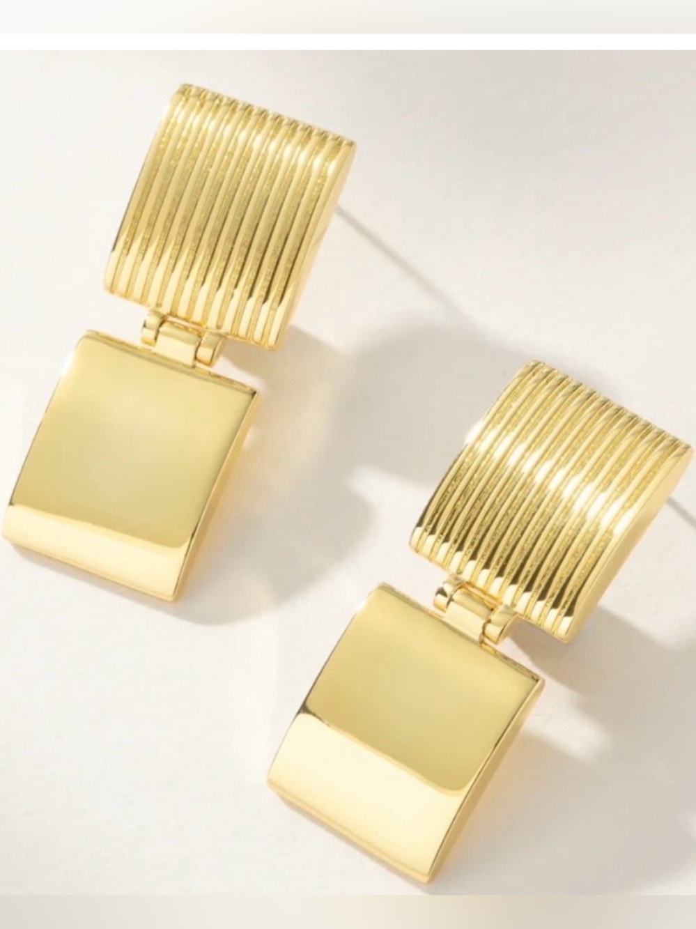 Uncommon James Hudson Gold Statement Earrings